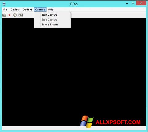 Zrzut ekranu ECap na Windows XP