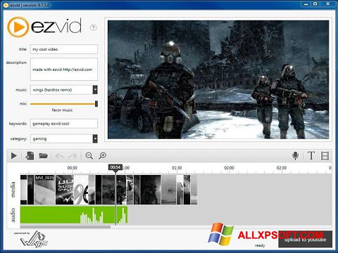 Zrzut ekranu Ezvid na Windows XP