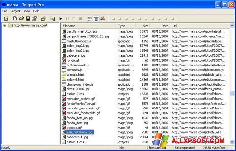 Zrzut ekranu Teleport Pro na Windows XP
