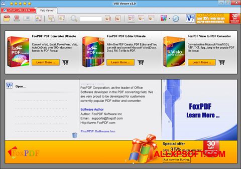 Zrzut ekranu VSD Viewer na Windows XP