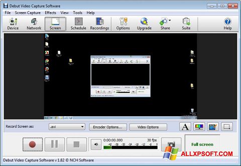 Zrzut ekranu Debut Video Capture na Windows XP