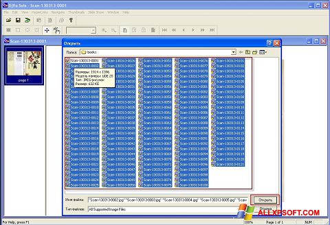 Zrzut ekranu DjVu Viewer na Windows XP