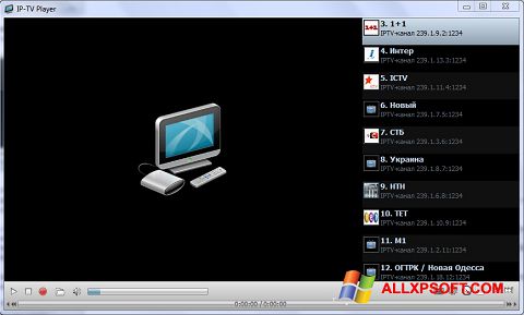 Zrzut ekranu IP-TV Player na Windows XP