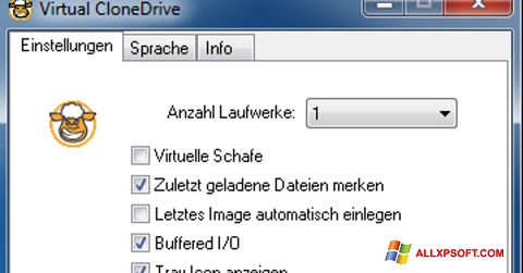 Zrzut ekranu Virtual CloneDrive na Windows XP