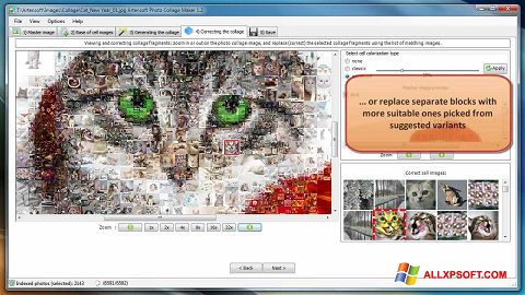 Zrzut ekranu Photo Collage Maker na Windows XP