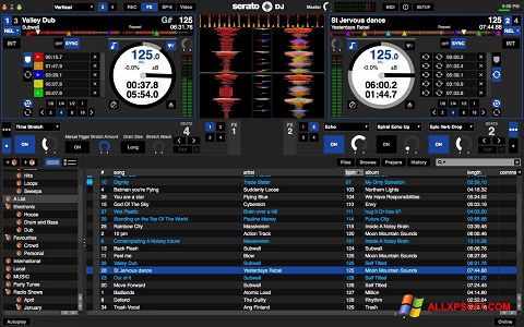 Zrzut ekranu Serato DJ na Windows XP