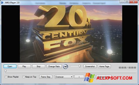 Zrzut ekranu MKV Player na Windows XP