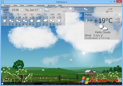 Zrzut ekranu YoWindow na Windows XP