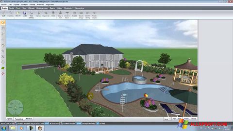 Zrzut ekranu Realtime Landscaping Architect na Windows XP