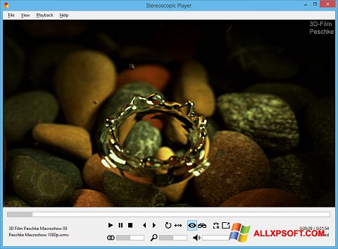 Zrzut ekranu Stereoscopic Player na Windows XP