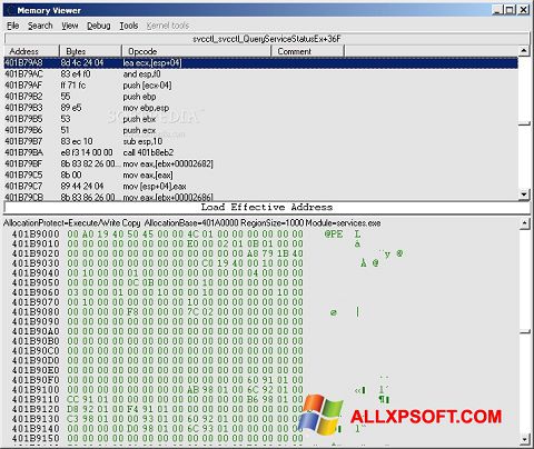 Zrzut ekranu Cheat Engine na Windows XP