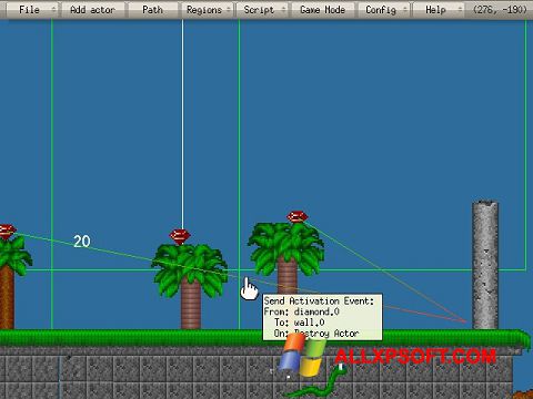 Zrzut ekranu Game Editor na Windows XP