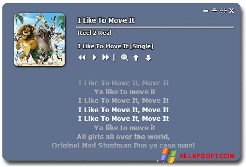 Zrzut ekranu Minilyrics na Windows XP