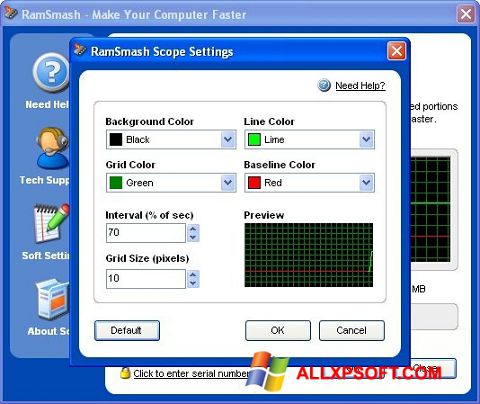 Zrzut ekranu RamSmash na Windows XP