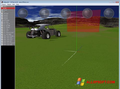 Zrzut ekranu 3D Rad na Windows XP