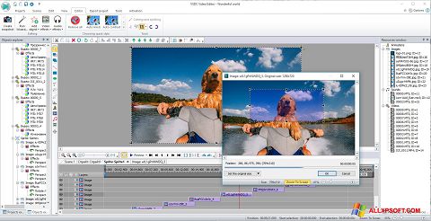 Zrzut ekranu VSDC Free Video Editor na Windows XP