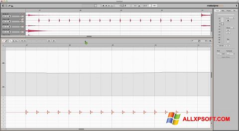 Zrzut ekranu Melodyne na Windows XP