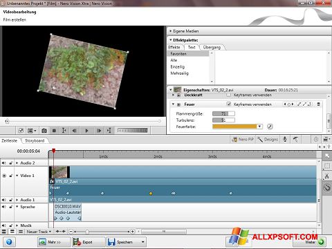 Zrzut ekranu Nero Vision na Windows XP