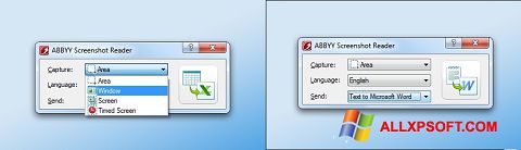 Zrzut ekranu ABBYY Screenshot Reader na Windows XP