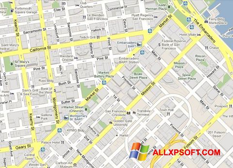 Zrzut ekranu Google Maps na Windows XP