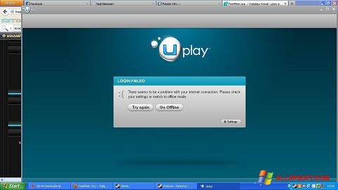 Zrzut ekranu Uplay na Windows XP