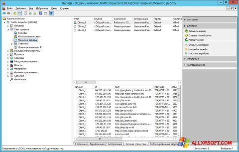 Zrzut ekranu Traffic Inspector na Windows XP