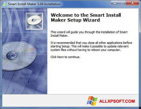 Zrzut ekranu Smart Install Maker na Windows XP