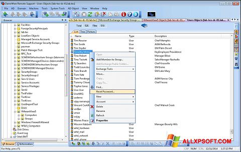Zrzut ekranu Remote Administration Tool na Windows XP