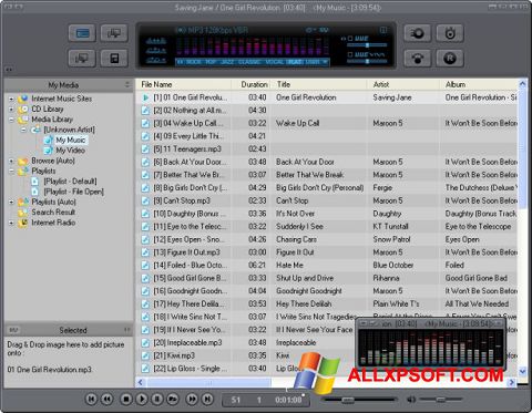 Zrzut ekranu JetAudio na Windows XP
