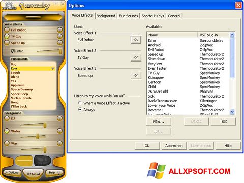 Zrzut ekranu Scramby na Windows XP