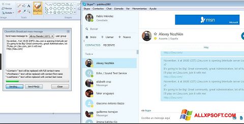 Zrzut ekranu Clownfish na Windows XP