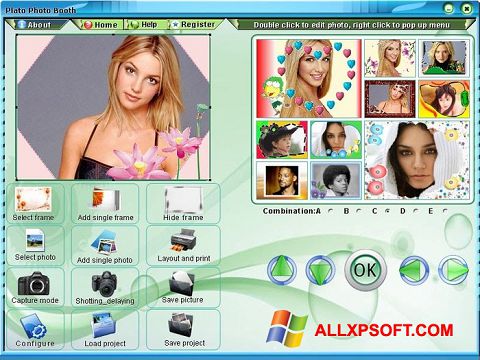 Zrzut ekranu Photo Booth na Windows XP