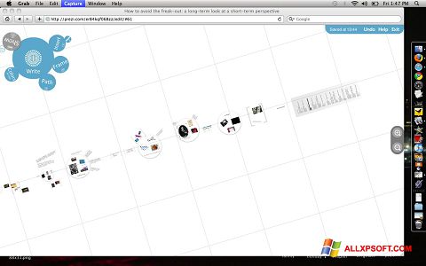 Zrzut ekranu Prezi na Windows XP