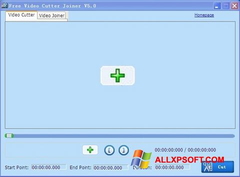 Zrzut ekranu Free Video Cutter na Windows XP