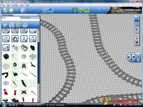 Zrzut ekranu LEGO Digital Designer na Windows XP