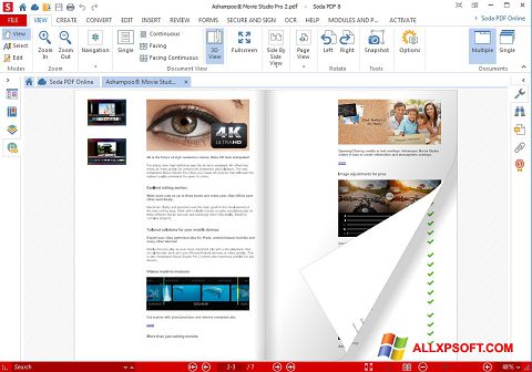 Zrzut ekranu Soda PDF na Windows XP