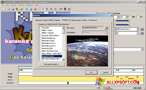 Zrzut ekranu KaraFun na Windows XP
