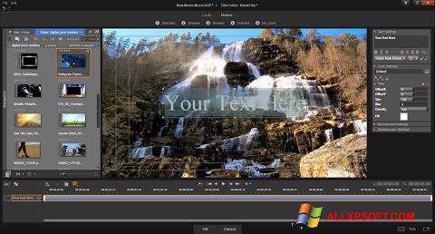 Zrzut ekranu Pinnacle Studio na Windows XP