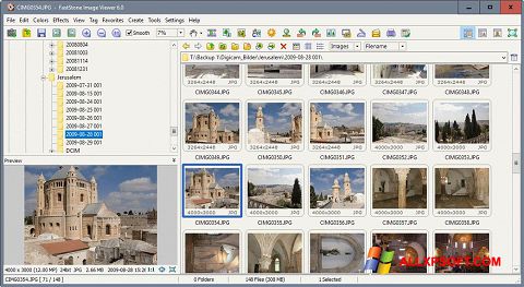 Zrzut ekranu FastStone Image Viewer na Windows XP