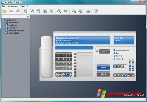 Zrzut ekranu VentaFax na Windows XP