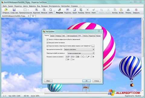 Zrzut ekranu FastStone Capture na Windows XP
