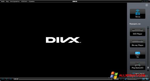 Zrzut ekranu DivX Player na Windows XP